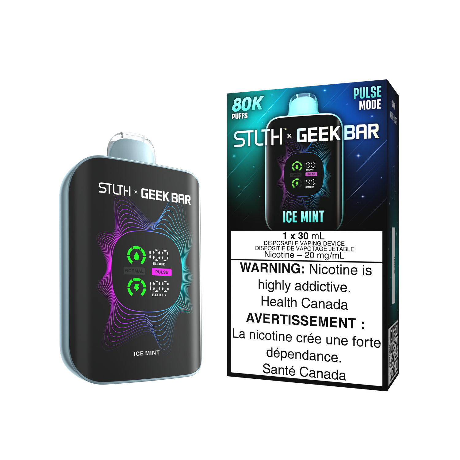 STLTH x Geek Bar 80K Ice Mint