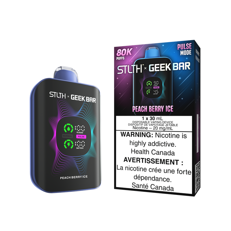 STLTH x Geek Bar 80K Peach Berry Ice