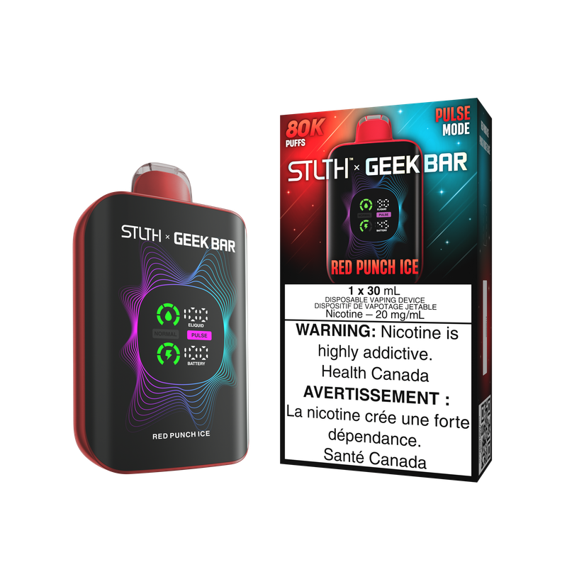 STLTH x Geek Bar 80K Red Punch Ice