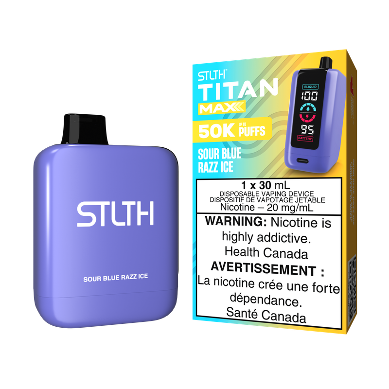 Stlth Titan Max 50k Sour Blue Razz Ice