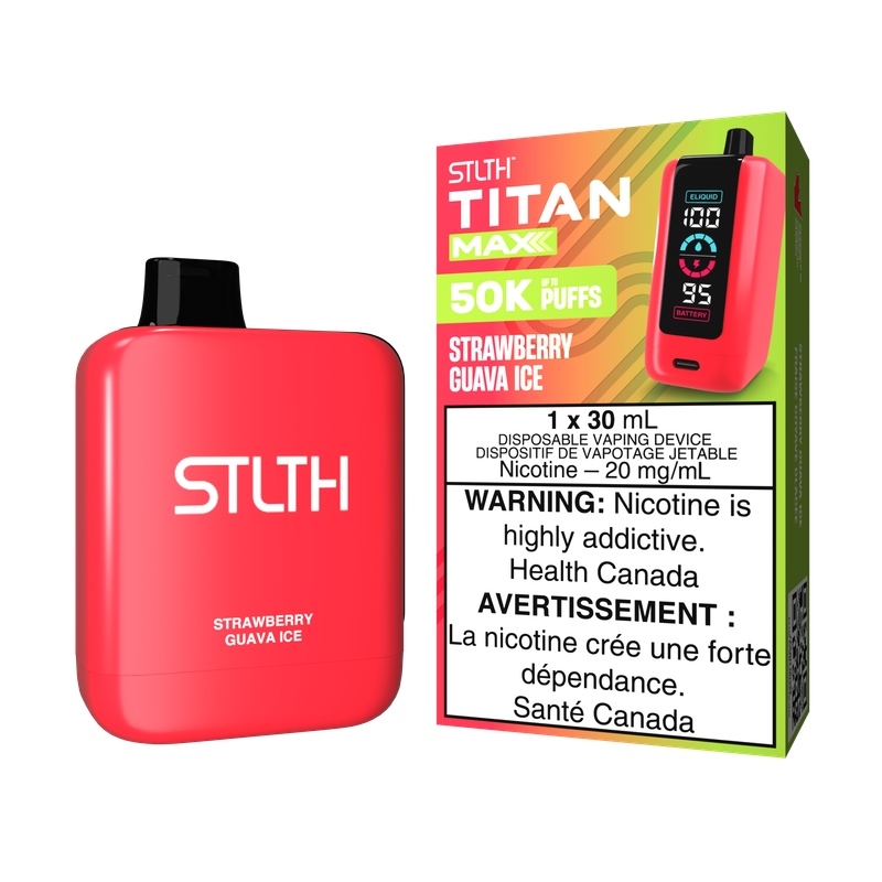 Stlth Titan Max 50k Strawberry Guava Ice