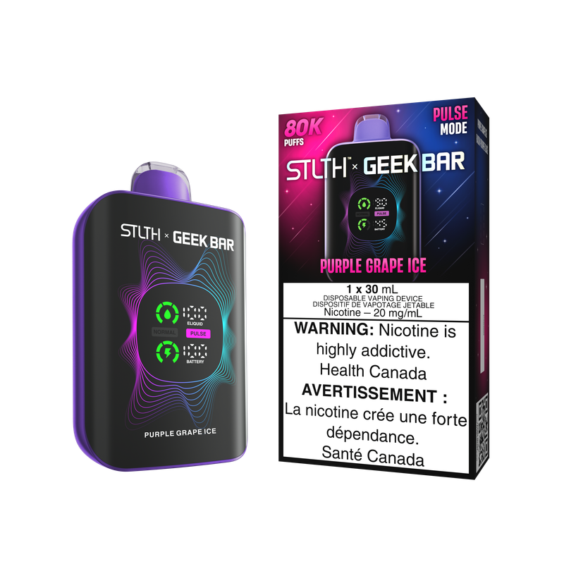 STLTH x Geek Bar 80K Purple Grape Ice