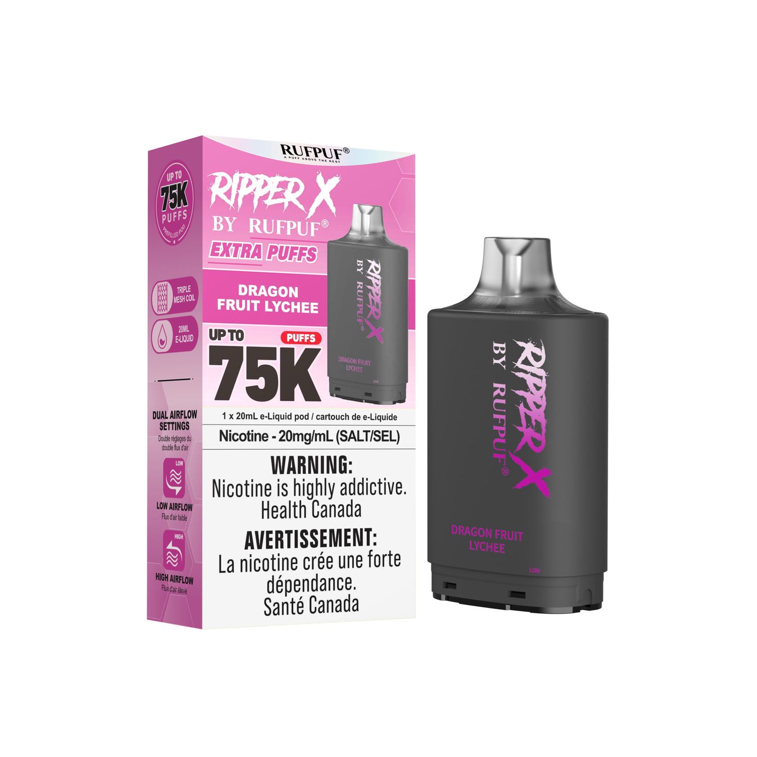 Ripper X 75K Dragon Fruit Lychee