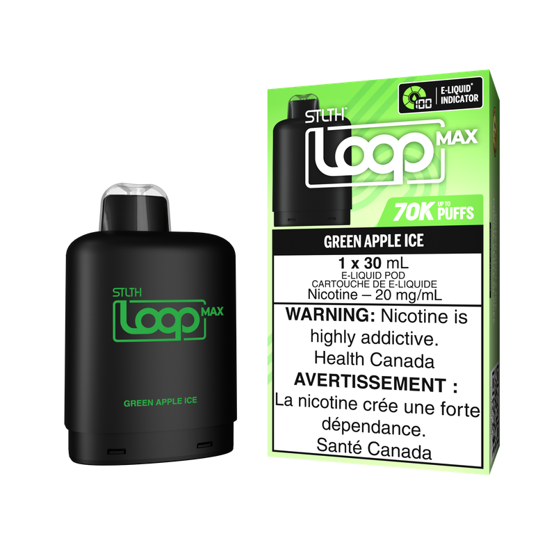 Stlth Loop Max 70K Green Apple Ice