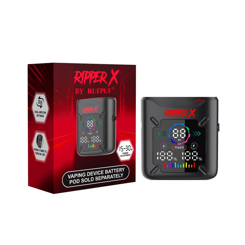 Ripper X Ultra Battery Metallic Black/Red