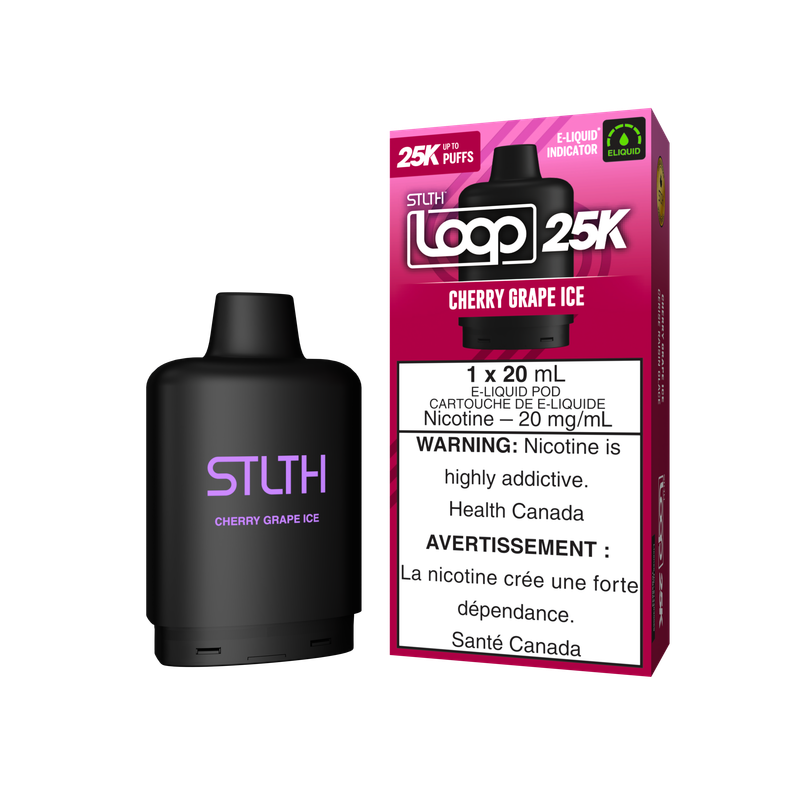 Stlth Loop 25k Cherry Grape Ice
