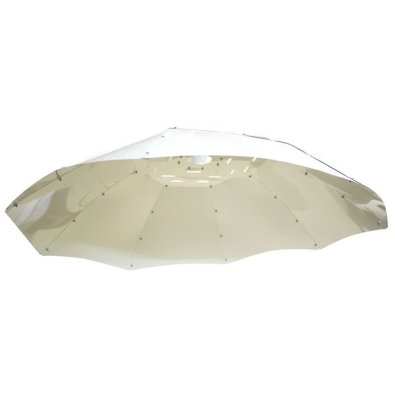 Reflectsun White Vertical Parabolic Reflector (9pcs)