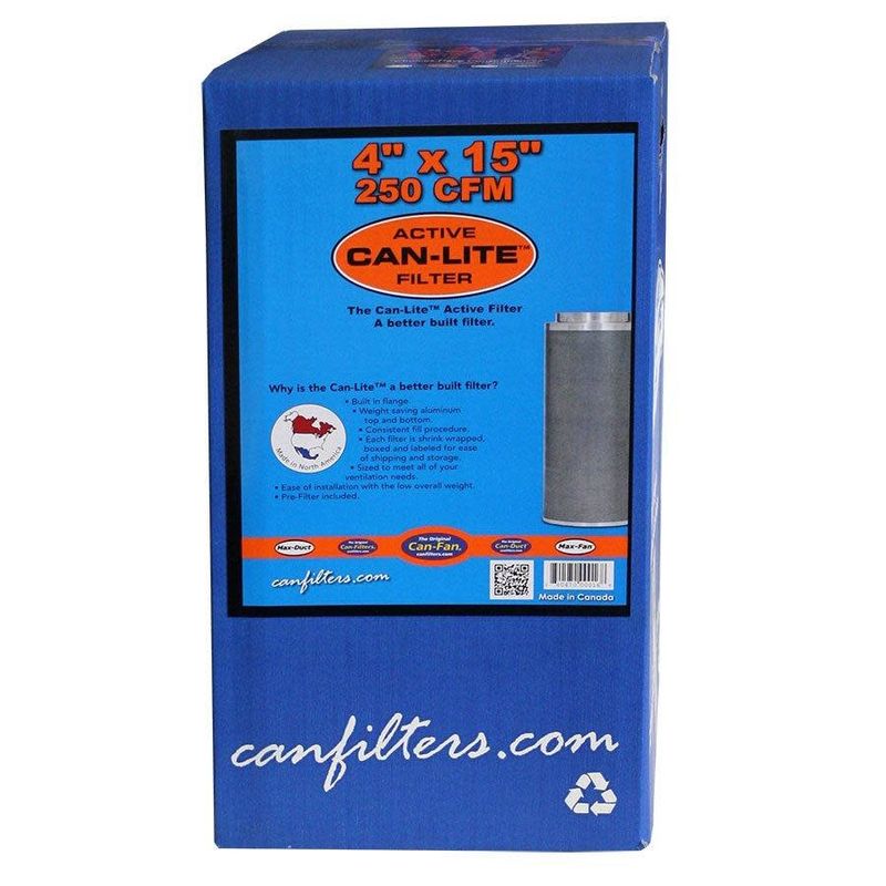 Can-Lite Carbon Filter 4&quot; 250 CFM