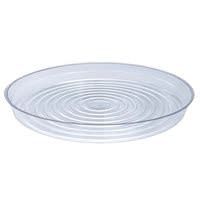 Saucers Clear Plastic 