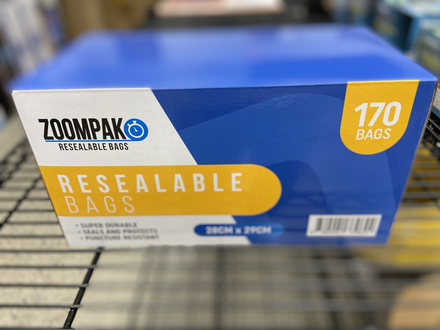 Zoompak Resealable Storage Bags 28 x 29cm (170/box)