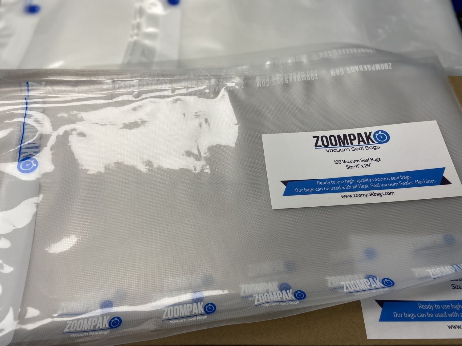 Zoompak Vacuum Seal Storage Bag 1lb 100/box  20.5&quot; x11&quot;