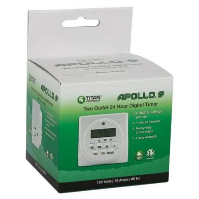 Apollo 9-Two Outlet Digital Timer
