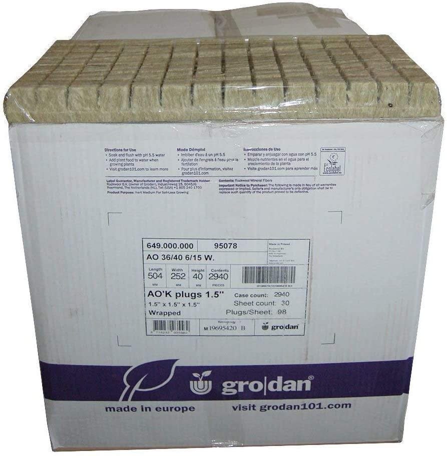 Grodan A-OK Starter Plugs 1.5&quot; (30/Case)