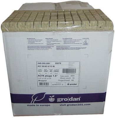 Grodan A-OK Starter Plugs 1.5&quot; (30/Case)