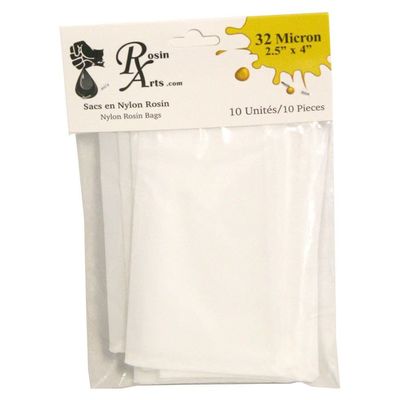 Rosin Bags 2.5&#39;&#39; X 4&#39;&#39; 32 Microns (10)