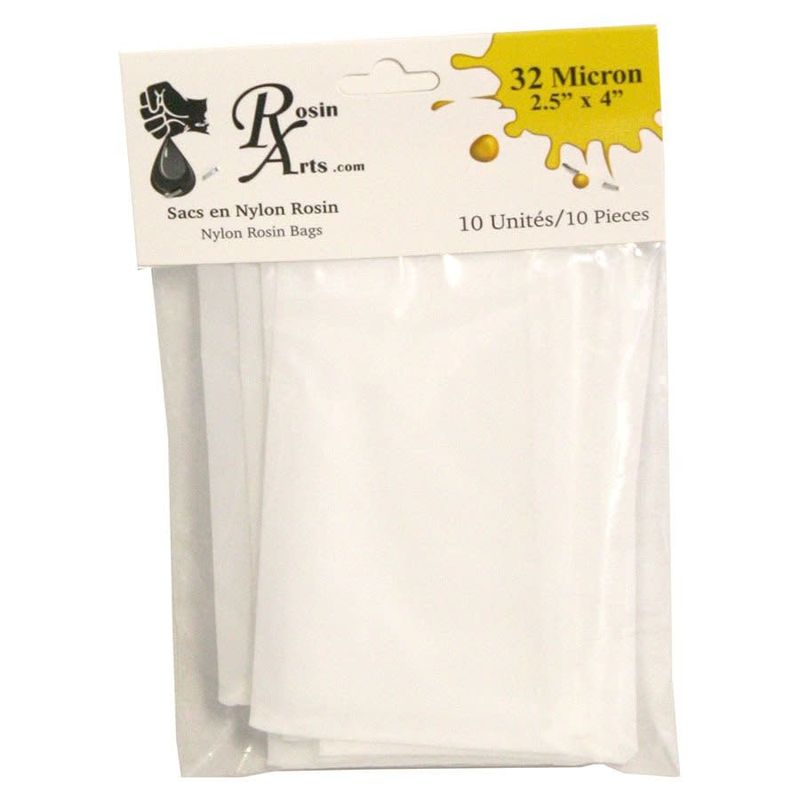 Rosin Bags 2.5&#39;&#39; X 4&#39;&#39; 32 Microns (10)