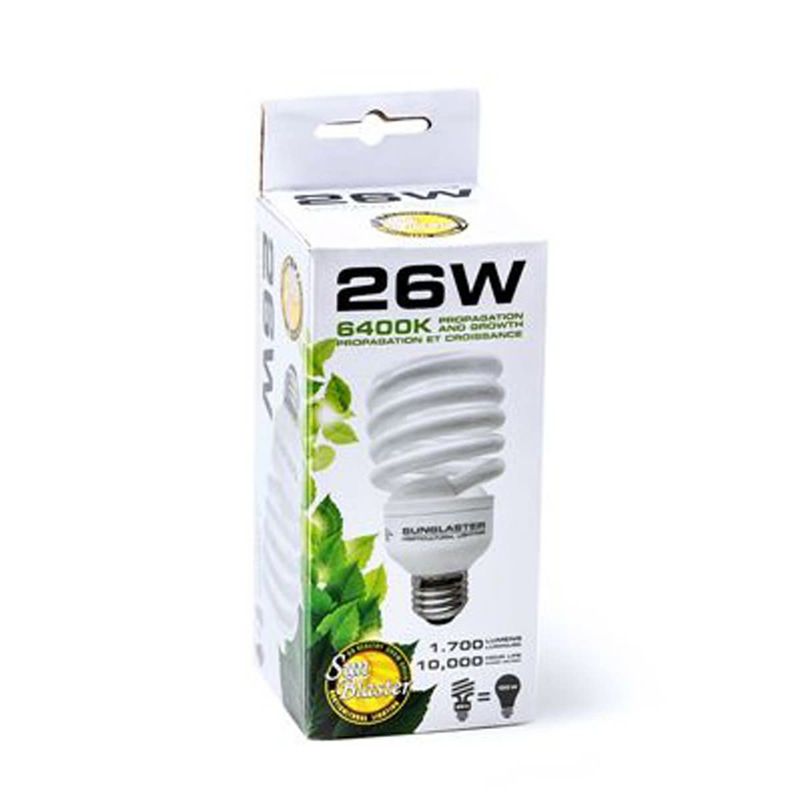 Sunblaster Compact Fluorescent 26w 6400k Bulb