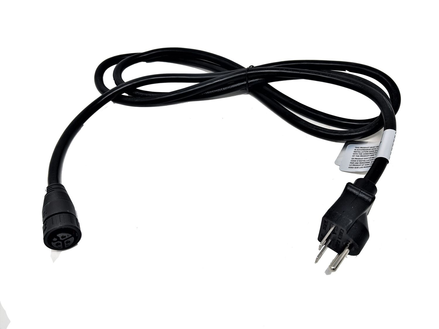 Fluence AC Cord 120V 6ft Pushlock Female 3 Pin