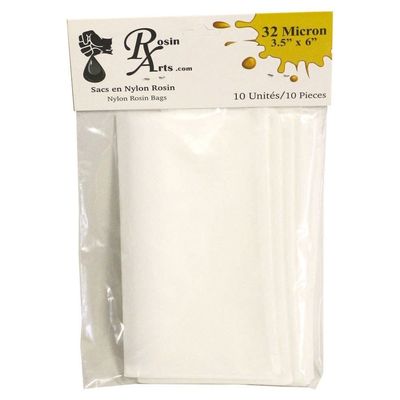 Rosin Bags 3.5&#39;&#39; X 6&#39;&#39; 32 Microns (10)