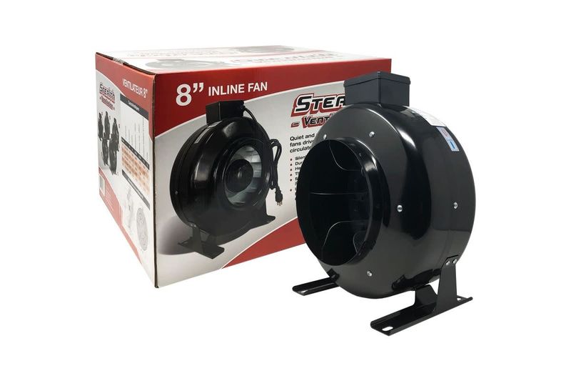 Stealth Filtration Inline Fan 8&quot; 120v 720CFM