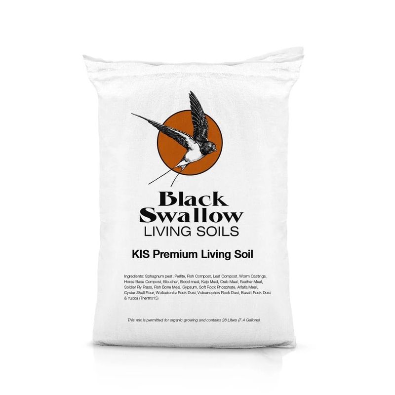Black Swallow KIS Premium Living Soil 28L