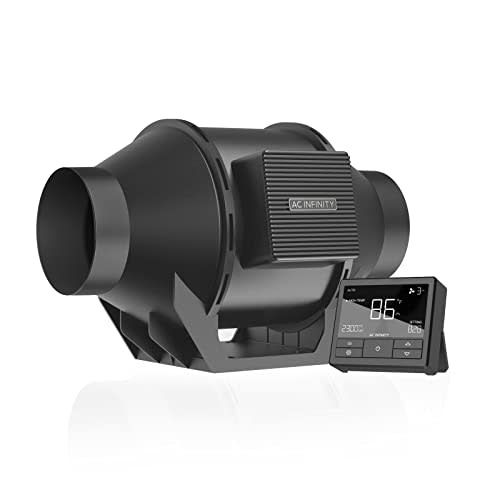 Cloudline T12 Inline Fan with Temperature &amp; Humidity Controller 12&quot;