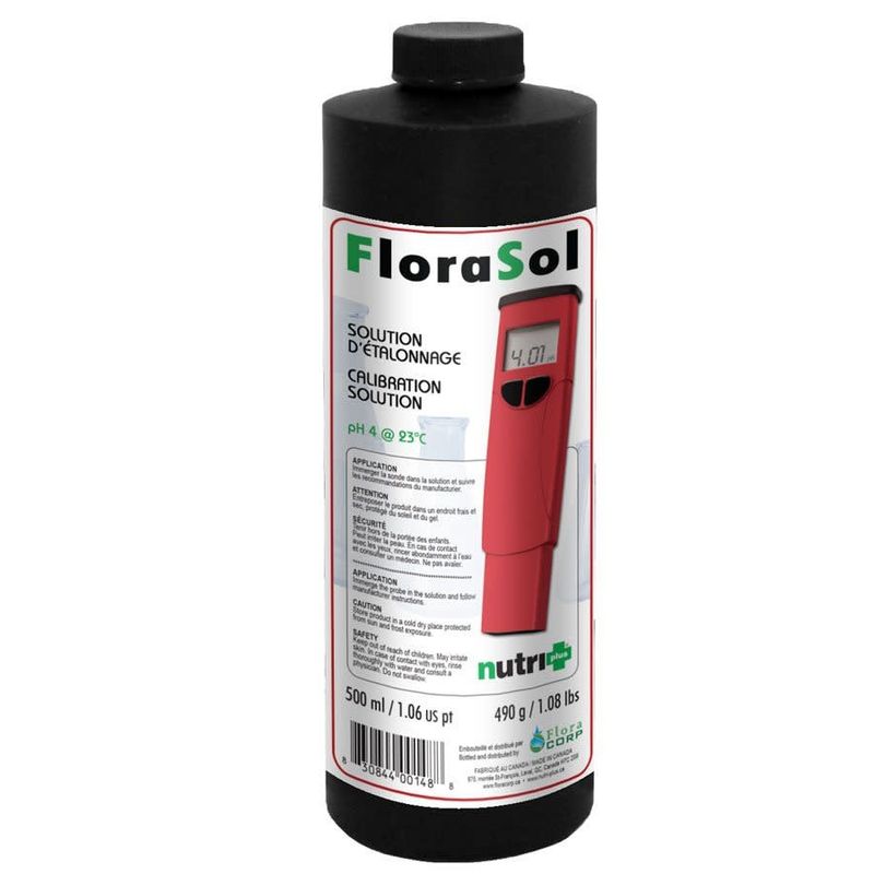 Florasol Calibration Solution pH 4 500ML