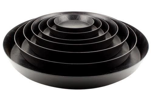 Gro Pro Heavy-Duty Black Saucers, Size: 6&quot;