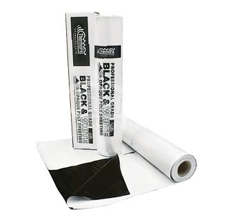 ThermoFlo Black &amp; White Poly Sheeting, Size: 10' x 100"