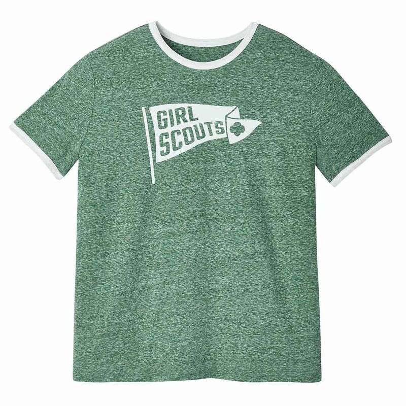 Adult Heritage Pennant Ringer T-Shirt