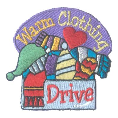 Warm Clothing Drive Fun Patch
