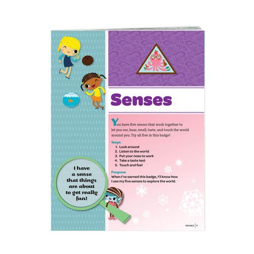 BROWNIE SENSES BADGE REQUIREMENTS pamphlet