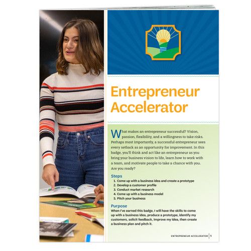 Ambassador Entrepreneur Accelerator Badge Requirements Pamphlet