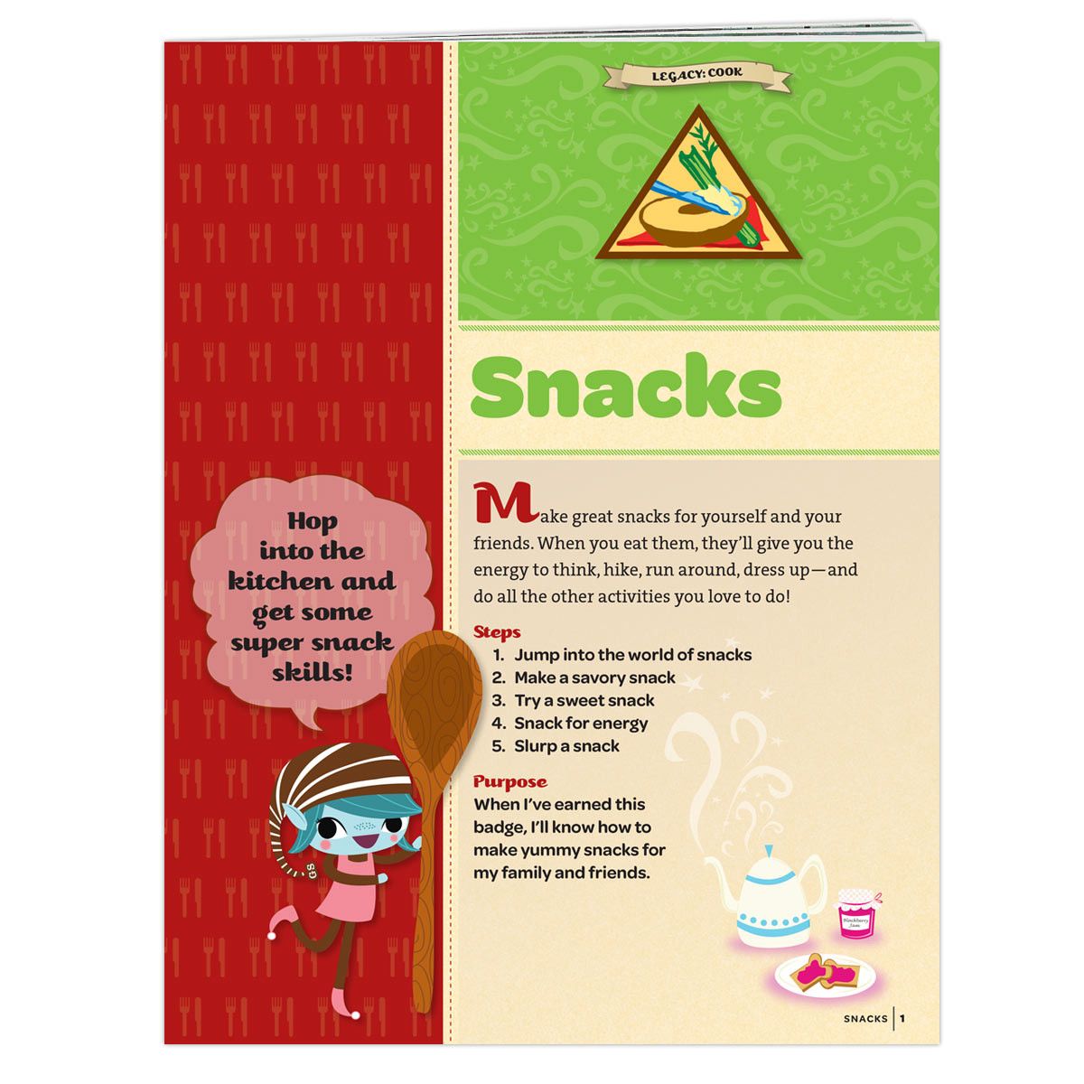 Brownie Snacks Badge Requirement Pamphlet