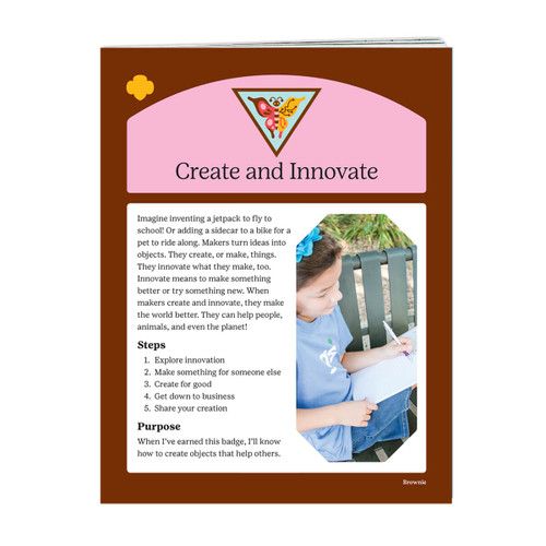 BROWNIE CREATE AND INNOVATE BADGE REQ