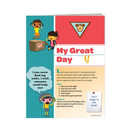 BROWNIE MY GREAT DAY BADGE REQUIREMENT pamphlet