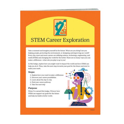 SENIOR STEM CAREER EXPLORATION BADGE REQUIREMENTS pamphlet