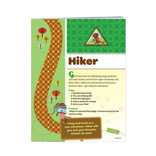 BROWNIE HIKER BADGE REQUIREMENTS pamphlet