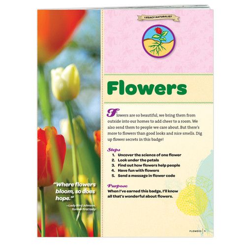 Junior Flowers Badge Requirement Pamphlet