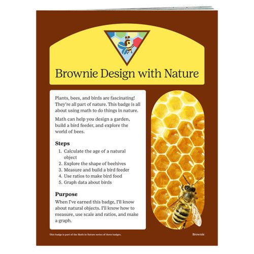 BROWNIE DESIGN WITH NATURE BADGE REQUIREMENTS pamphlet