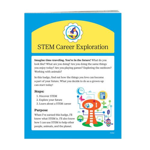 DAISY STEM CAREER EXPLORATIONS BADGE REQUIREMENTS pamphlet