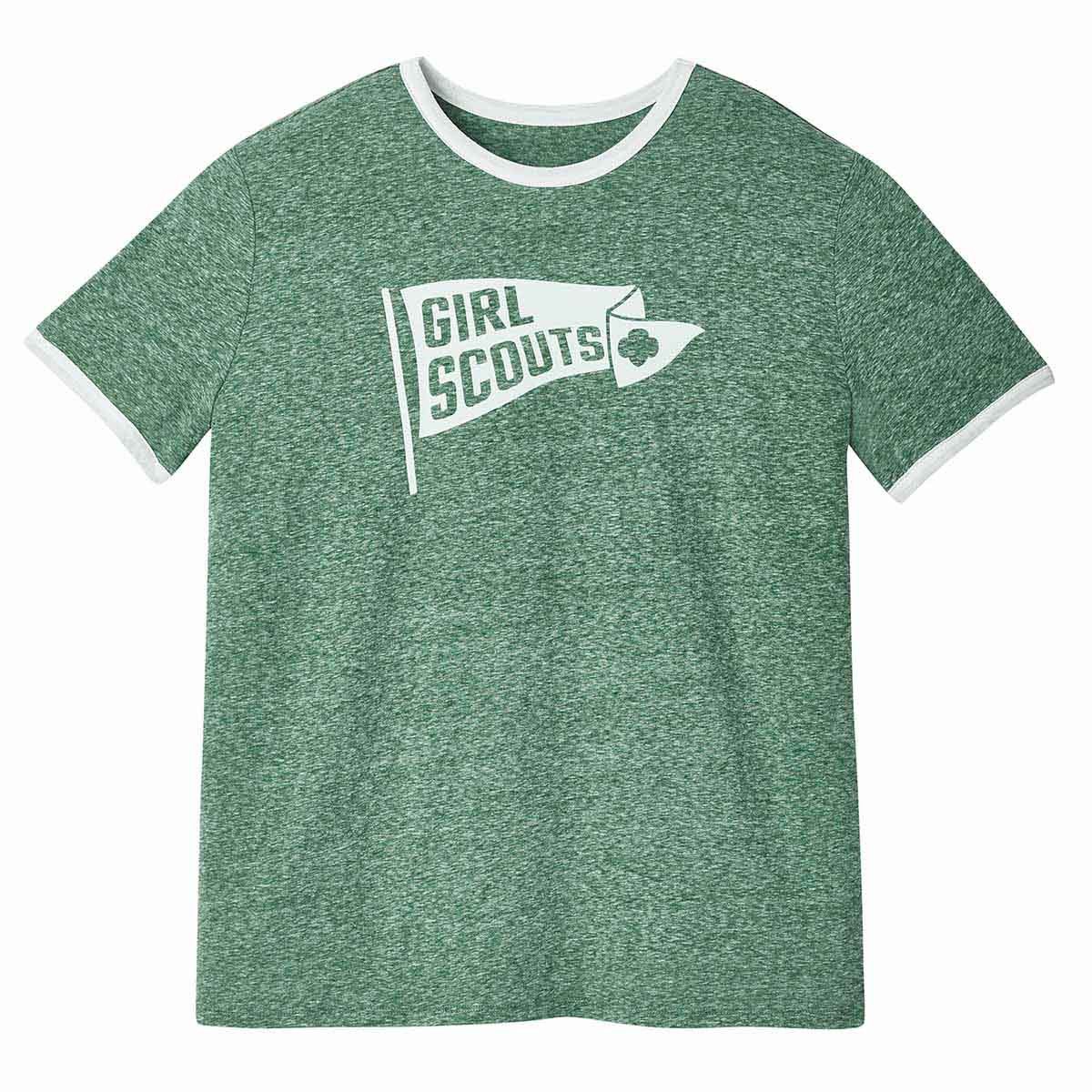 Adult Heritage Pennant Ringer T-Shirt, Size: XS