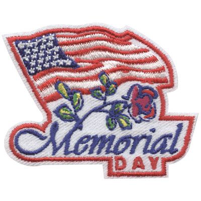 Memorial Day Flag Fun Patch