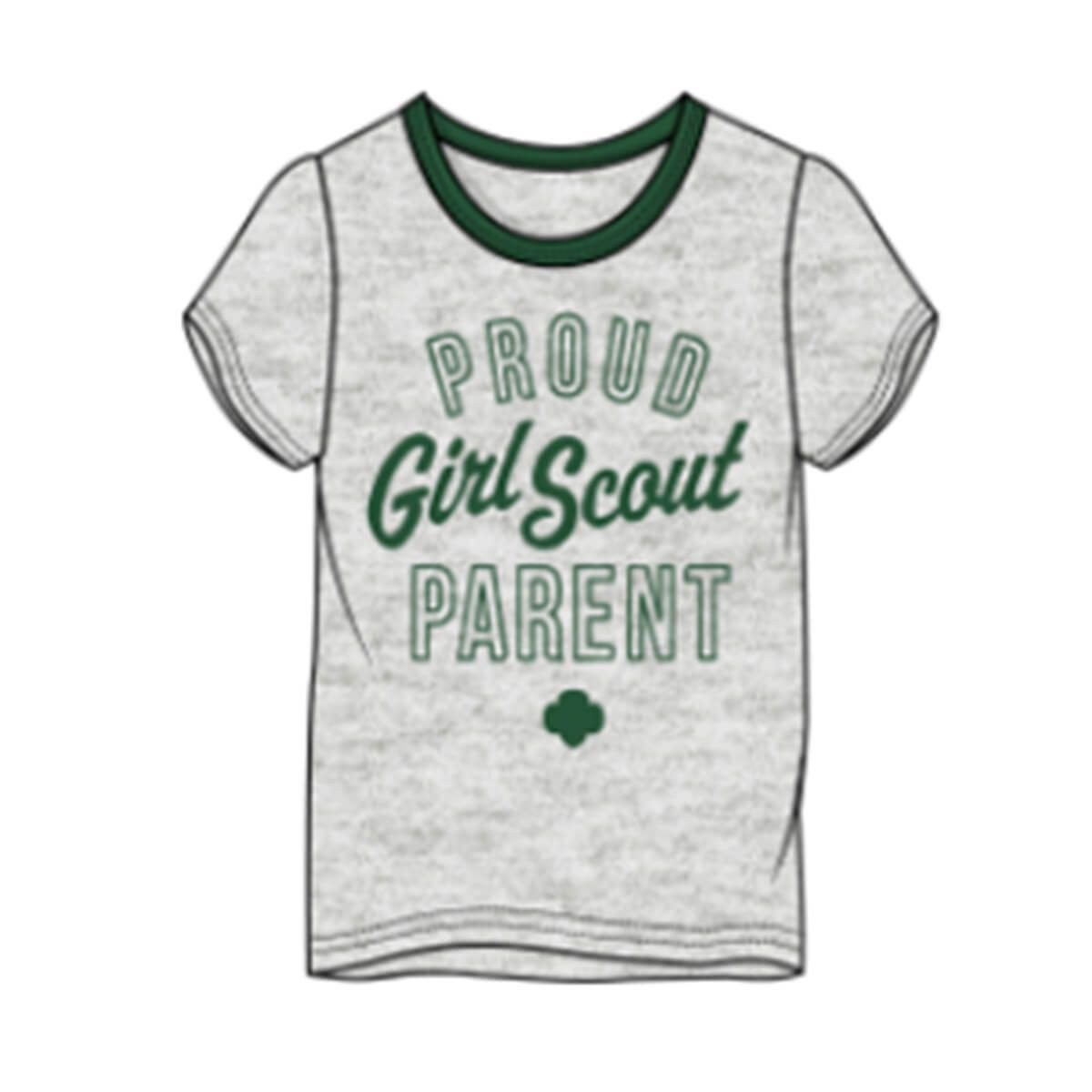 Proud Girl Scout Parent T- Shirt — Adult, Size: XS