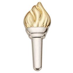 Senior Torch Award Pin (Silver &amp; Gold)