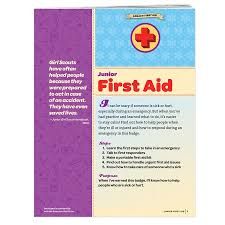 Junior First Aid Badge Requirement Pamphlet