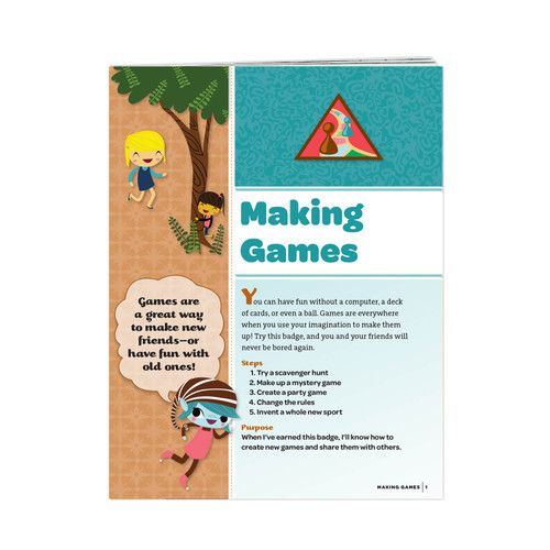 BROWNIE MAKING GAMES BADGE REQUIREMENTS pamphlet