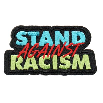 Stand Against Racism Fun Patch