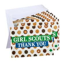 COOKIE THANK YOU CARDS  (2021)- single pk