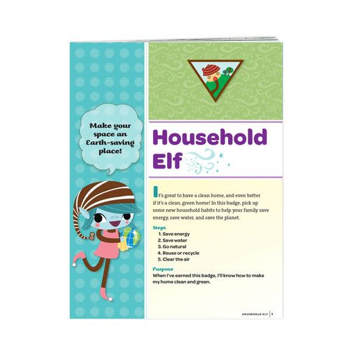 BROWNIE HOUSEHOLD ELF BADGE REQUIREMENTS pamphlet